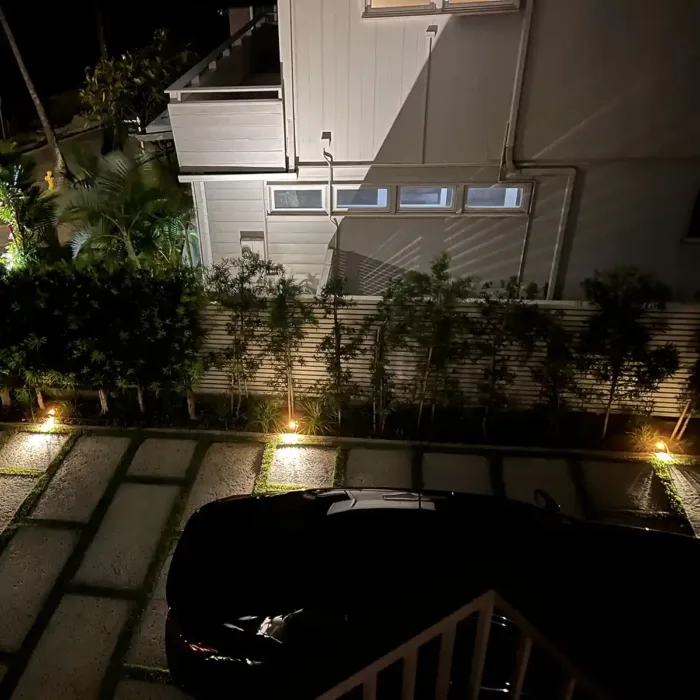 E5 on 2” Riser at Edge of Driveway on 9 ft. (3m) Spacing – Honolulu, HI